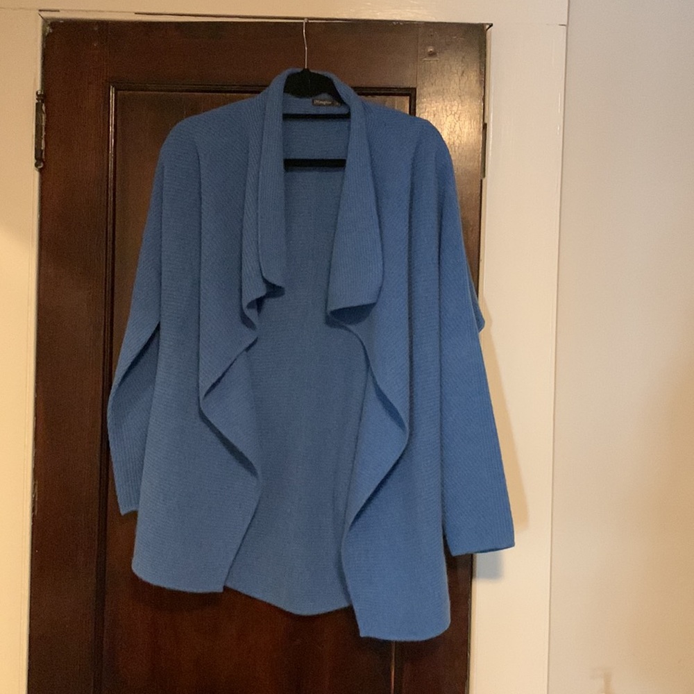 J McLaughlin Gently Used Cashmere Open Cardigan Sz Small